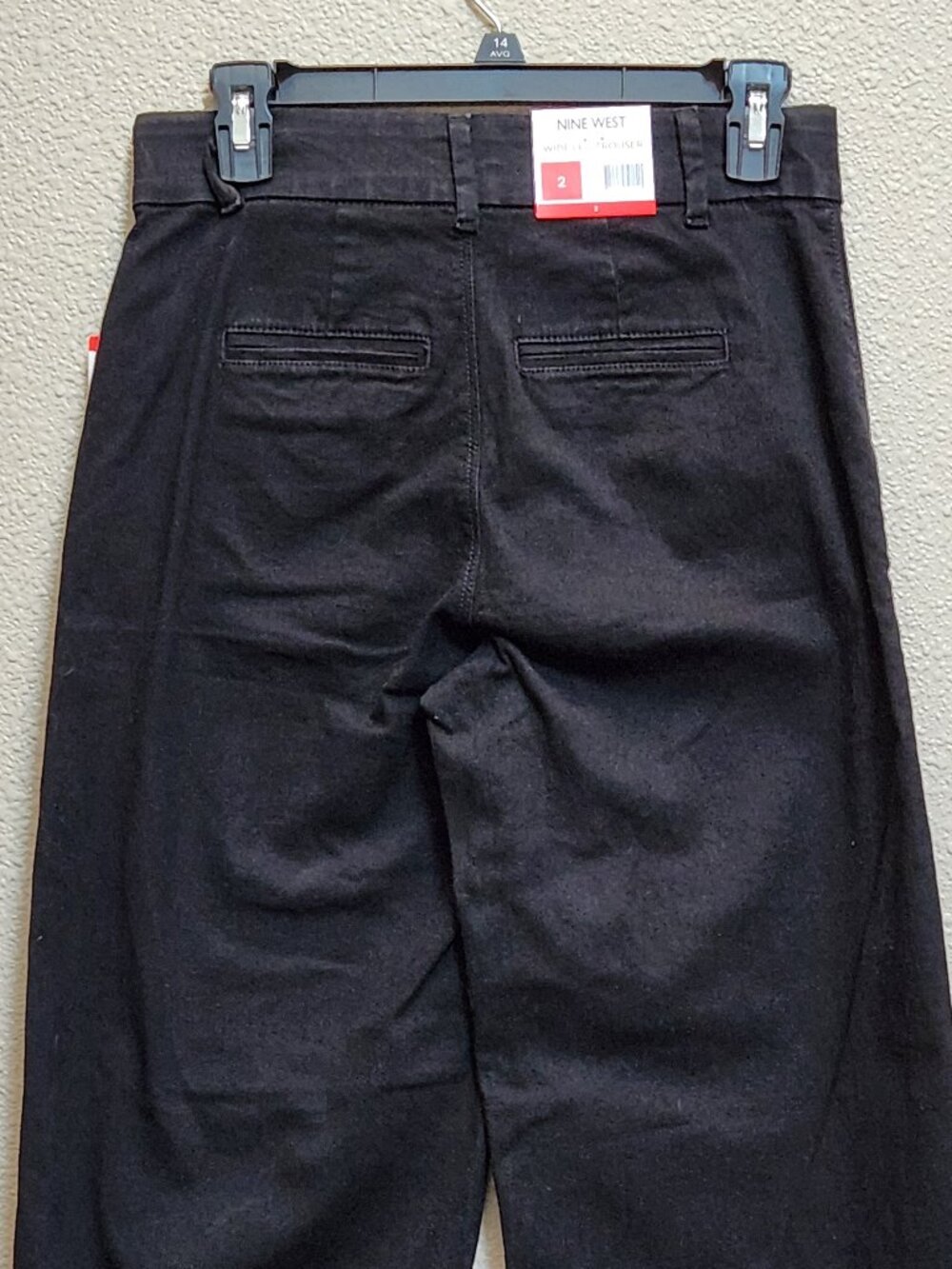 NINE WEST Women's Wide Leg Trousers Black - Sz 2 - NEW NWT - Picture 4 of 6